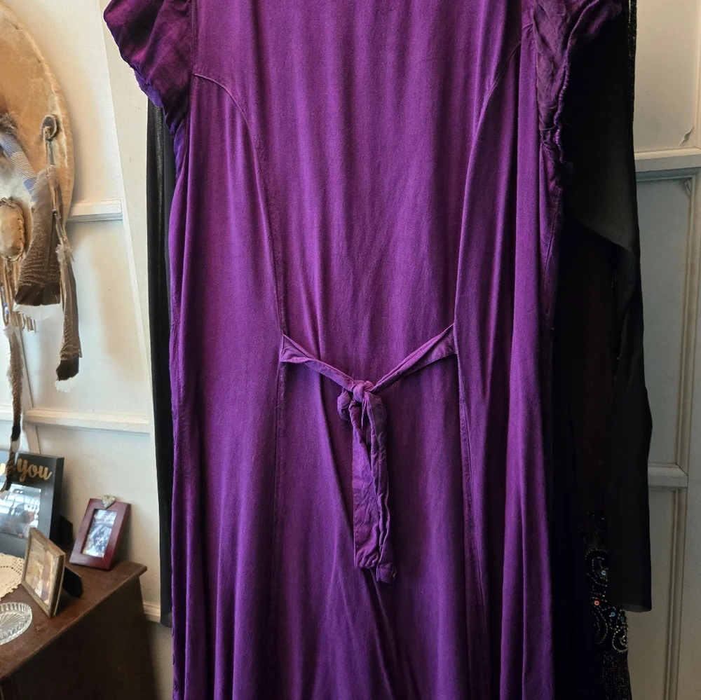Purple Maxi Dress - Picture 2 of 3